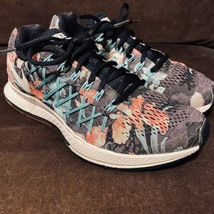 RARE Nike Pegasus 32 Photosynthesis Obsidian Teal Floral women's 8 US 39 EUR